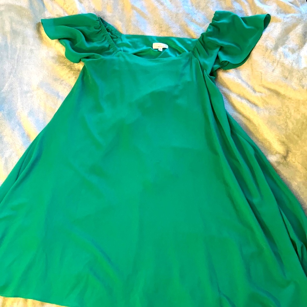 Relatively new Green high low dress!